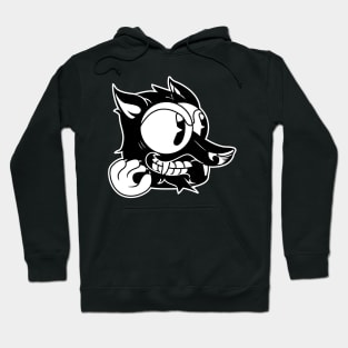 wolf cartoon Hoodie